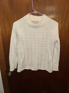 Banana Republic Damen Strickpullover weiß Größe XS Baumwollmischung - Bild 1 von 7