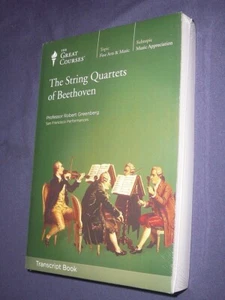 Teaching Co Great Courses TRANSCRIPTS : THE STRING QUARTETS OF BEETHOVEN new - Picture 1 of 3