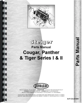 Steiger Cougar Panther Tiger Tractor Parts Manual Catalog - Image 1 of 4