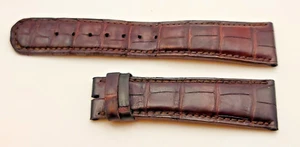 Authentic A. Lange & Sohne Genuine Brown Leather Watch Strap 22/18mm, 76+114mm - Picture 1 of 3