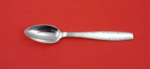 Cuchara de pomelo sueca moderna de Allan Adler esterlina fuertemente martillada 5 7/8" - Imagen 1 de 2