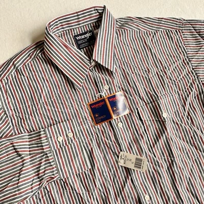 VTG Wrangler Brushpopper Western Cowboy Cut X Long Tails 18 2XL NEW USA Made  - Image 1 of 4