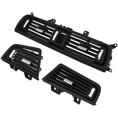 Juego de 3 ventilaciones de CA para tablero central de rejilla de aire delantera para F10 F11 520i 528i 550i 535i BMW Foto 1 de 4