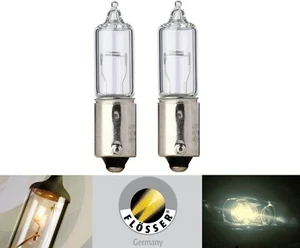 Repuesto de luz de freno adaptativa Flosser BAY9s H21W Stock 6021 dos bombillas OE - Imagen 1 de 4