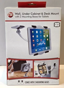 CTA Wall, Under Cabinet & Desk Mount with 2 Mounting Bases for Tablets 7" - 12" - Afbeelding 1 van 4