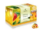 Mecsek Organic Green Tea with Mango Bergamott Peach Premium Real Fruit 20 Teabag