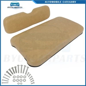 For EZGO TXT Tan Golf Cart Front Seat Cushion Set - Picture 1 of 10