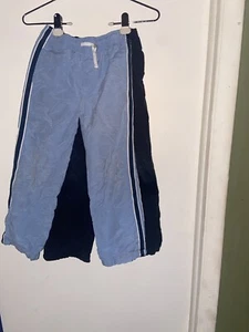 Lot of 2. Boys Lined Grey W Blue & White Stripes, Joggers, Black Joggers - Picture 1 of 8