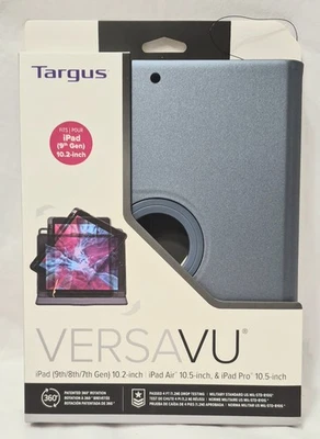 NEW Targus Versavu 360 Case for iPad 9th, 8th, 7th Generation 10.2 Inch Blue - Image 1 of 3