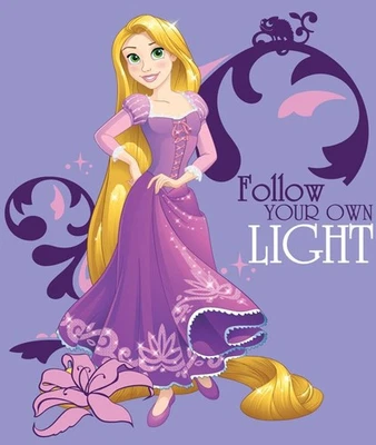 Manta Disney Enredada - Suave Esponjosa y Cálida - 60"x80" - Rapunzel Foto 1 de 3