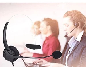 Call Center/Office Headset With Noise Canceling HIFI Microphone. Chat And Social - Picture 1 of 5
