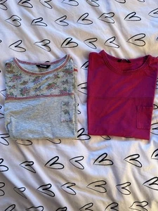 Girls George 2 Short Sleeve T-shirts Age 6-7 Years - Picture 1 of 14