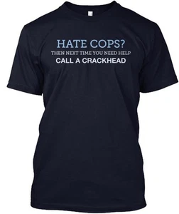 Support Law Enforcement Tee T-Shirt Made in the USA Size S to 5XL - Picture 1 of 3