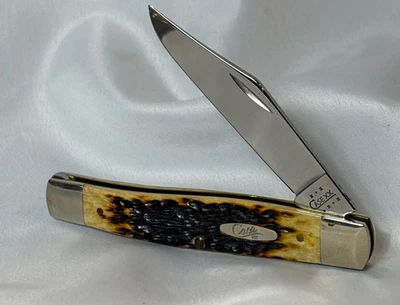 2002 Case XX Knife 6175 Large Stockman / Moose One Folding Blade Jigged Scales - Image 1 of 4