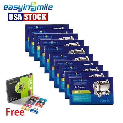 10件牙科自立矫正支架ROTH 345钩022金属支架 — 第 1/4 张图片