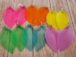 VENTA Juego de 6 Pendientes Mujer Pendientes Arco Iris Material Gelatina Pendientes Plástico - Imagen 1 de 2