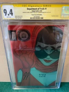 DEPARTMENT OF TRUTH #1 CGC SS 9.4 FRISON FOIL (SIGN TYNION & SIMMONDS) - Picture 1 of 1