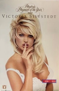 Victoria Silvstedt Playboy 1997 Playmate Of The Year Official Vintage Poster 23  - Picture 1 of 1
