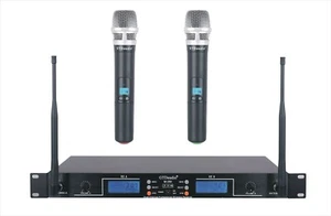 GTD Audio 2x100 ajustable Frecuencia UHF Micrófono inalámbrico Sistema de micrófono Nuevo 290 - Imagen 1 de 3