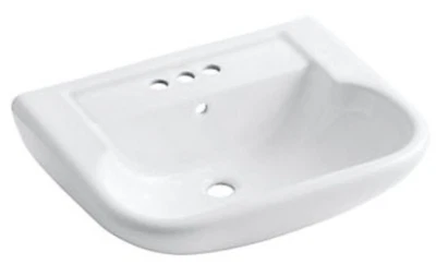 Стерлинговая глянцевая белая раковина для ванной Southampton — 446424-0 - Изображение 1 из 3
