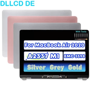For Apple MacBook Air Retina A2337 M1 2020 EMC 3598 LCD Screen Assembly Silver - Afbeelding 1 van 10