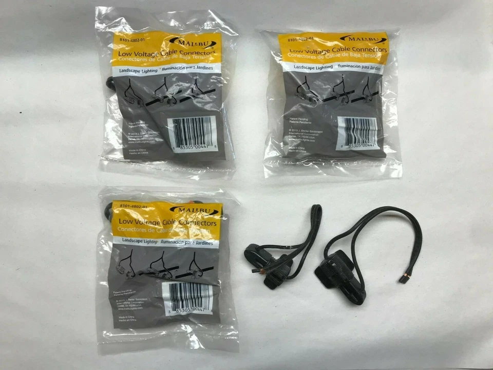 Ship 2 Count Bag Malibu Low Voltage Fastlock Twist Cable Connectors 12v