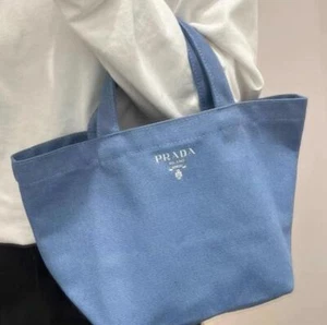 PRADA Mini Tote Bag Novità Blu Chiaro Donna Mini Bags Nuova Giappone Tracking - Foto 1 di 8