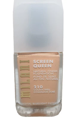Genuine Milani Screen Queen Natural Finish Foundation #210 Golden Shell 1 Fl. oz - Image 1 of 4