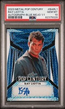 2023 Leaf Pop Century Metal Ray Liotta Auto Autograph Blue Mojo #d 1/1 PSA 10