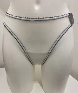 Tanga Prima Donna Chelsea Marfil (Natural) Reino Unido 12 negro ribete y arco hacia atrás 0662200 - Imagen 1 de 5