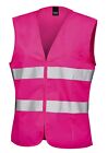 4 Stück Set Result Damen Sicherheitsweste Pink / Grün / Gelb Hi-Viz Safety Tabar
