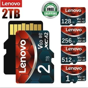 Micro SD Memory Card 32GB 64GB 128GB 256GB 512gb 1TB 2TB Class 10 High Speed - Zdjęcie 1 z 11