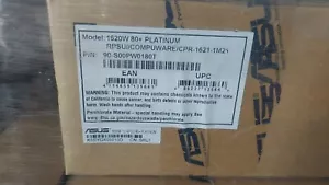 ASUS 90-S00PW0180T 1620 Watt Power Supply Module (80+ Platinum) - Zdjęcie 1 z 2
