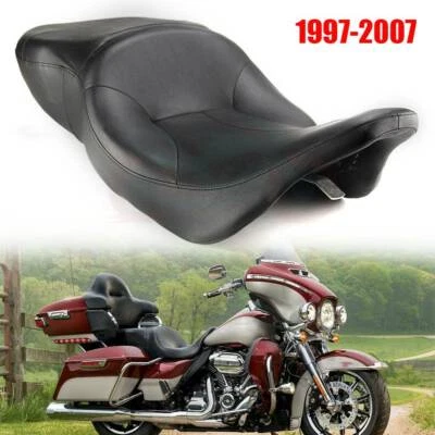 Asiento de conductor y pasajero para Harley Touring Electra Glide Classic FLHTC 97-07 Foto 1 de 4