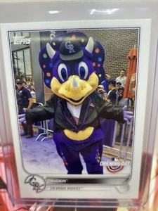 DINGER TOPPS 2022 DÍA DE APERTURA MASCOTAS #M-7 ROCKIES Como Nuevo - Imagen 1 de 4