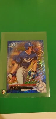 GAVIN LUX 2017 Bowman Chrome BLUE SHIMMER MINI SP RC /150 REFRACTOR! #BCP2 RARE - Image 1 of 3