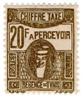 (I.B) France Colonial Postal : Tunisia Post Tax 20Fr