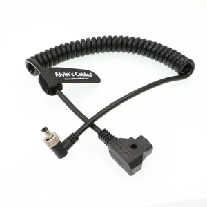 Cable de alimentación en espiral Atomos bloqueo de ángulo recto DC para dispositivos de video PIX-E7 PIX-E5 - Imagen 1 de 3