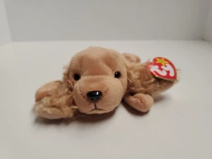 Ty Beanie Baby: Spunky The Dog Heart Tag January 14th 1997 Tush Tag 1997 - Picture 1 of 5