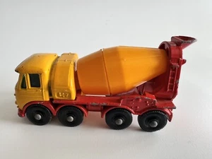 Camión de hormigón Matchbox Series #21 1968 Foden de Lesney rojo/amarillo - Imagen 1 de 6