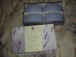 NATURAL ESSENCES RICH & CREAMY NATURAL BATH BARS - LAVENDER 4 X 7.05 OZ - Picture 1 of 1