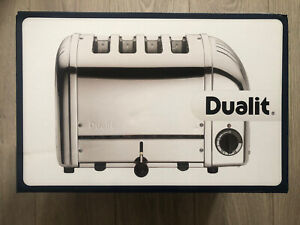 Dualit 4 Slice NewGen Stainless Steel Toaster-Polished-Brand New In Box-Unopened