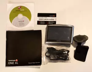 TOMTOM ONE XL 4.5 Inch GPS Navigator Australian Maps with Charger & Accessories - Picture 1 of 9
