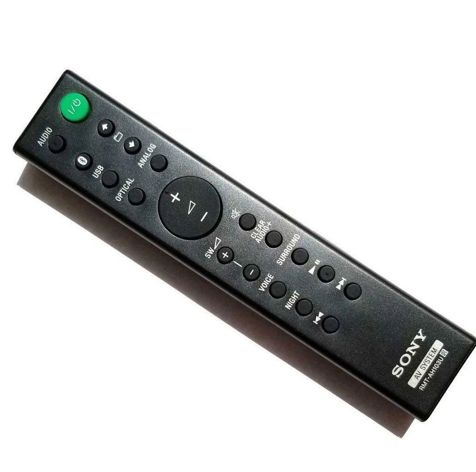 NEW OEM Sony Sound Bar Remote Control RMTAH103U for HTCT80, SACT80 (SPEAKER) - Image 1 of 1