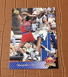Shaquille O’Neal 1992/93 Upper Deck Rookie Card  NBA Top Prospects #474  *RARE*