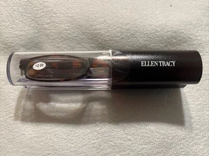 Ellen Tracy Readers + 2.00 Optical & SUNGLASS Set Tortoise Brown - Picture 1 of 6