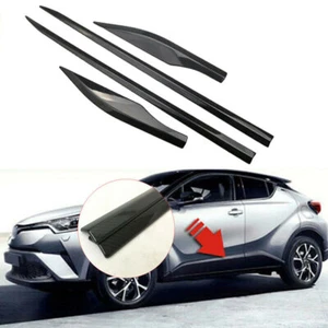 Fits 2016-2024 Toyota C-HR Carbon fiber Body Side Door Molding Cover Trim Decor - Picture 1 of 9