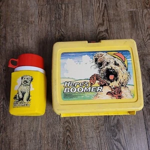 1980 Paramount Pictures HERE’S BOOMER Plastic Lunchbox And Thermos Bottle - Picture 1 of 4