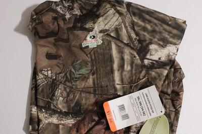 BNWT Starter Fitted Man's Mossy Oak Camo Long Sleeve Fitted Shirt 3XL 54-56 - Image 1 of 4