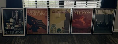 Juego de póster de viaje Firefly/Serenity Blue Sun. Foto 1 de 4